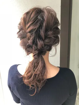 ヘアアレンジ sato yoshikiのヘアスタイル