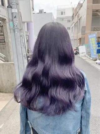 セミロング カラー ヘアアレンジ 🇰🇷韓国ヘア TAKUMI🐯💎のヘアスタイル