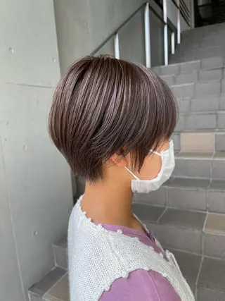ショート AUBE HAIR sereine　オーブヘアー　セレーヌ所属・💐くびれヘア/艶髪 山根　禎章のヘアスタイル