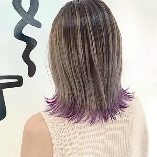 ショート カラー ☘️ブリーチ/ハイト ーン/レイヤー/のヘアスタイル