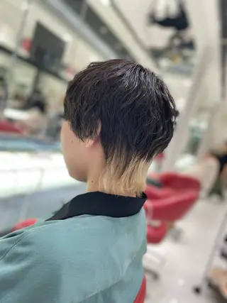 ショート カラー トップスタイリスト 桂　嵩太のヘアスタイル