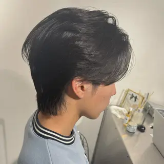 メンズ 表参道フェザーパーマ ニュアンスパーマのヘアスタイル