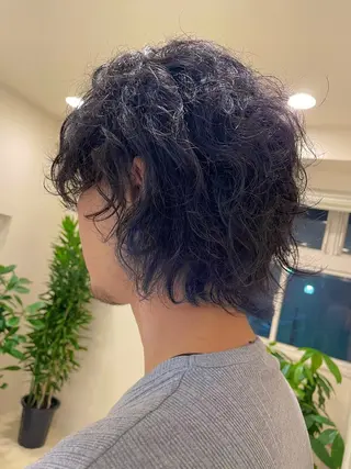 パーマ メンズ 松村紗奈/カット パーマ/モデル募集中のヘアスタイル