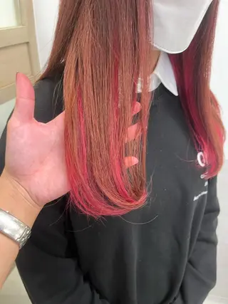 ロング カラー 天野 涼のヘアスタイル