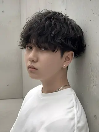 ミディアム パーマ メンズ MEN'S SALON HEAD STOCK大和八木店所属・きょん/メンズパーマ /ツイスパ/メンズのヘアスタイル