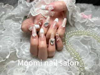 ロング Moomi あずりのネイルデザイン