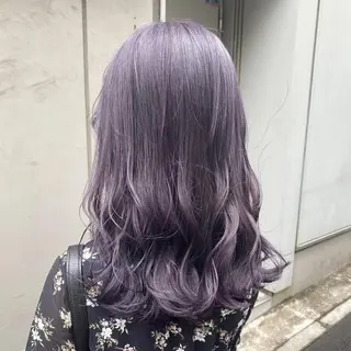 ミディアム 🤍韓国寒色カラー 🤍MADOKAのヘアスタイル