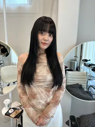 ロング カラー レイヤーカット🎀 kanaのヘアスタイル