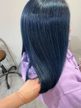 セミロング カラー Vivie.所属・新都心個室サロン/ 古波蔵美奈のヘアスタイル