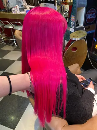 ロング カラー 🌈ブリーチ コーンロウ🌈ENOのヘアスタイル