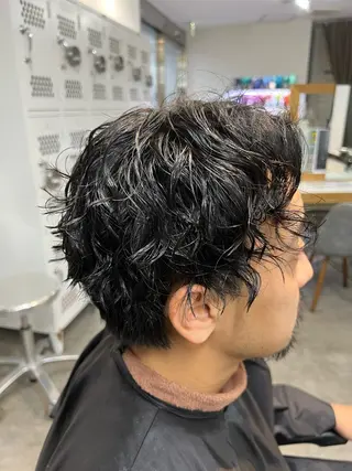 パーマ メンズ 原宿 フェザーパーマ fifth イノウエのヘアスタイル