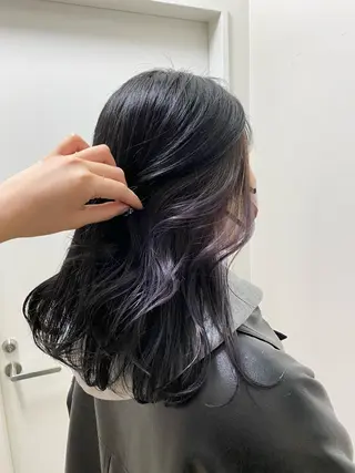 セミロング カラー アレンジ指名 no.1✨ｈａｋｏのヘアスタイル
