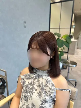 ミディアム カラー ONDO所属・韓国ヘア/梅田美容室 MEROUのヘアスタイル