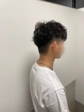 ショート Go today shaire salon所属・AiLi🕊️天神 メンズパーマのヘアスタイル