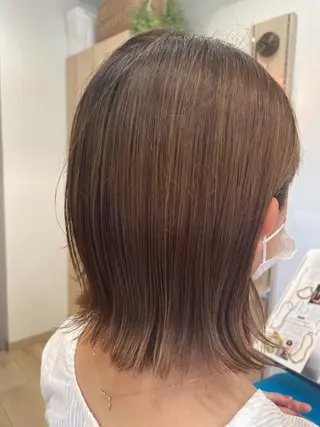 ミディアム カラー sheep tree(シープツリー)所属・髪質改善/リラク/ ノザキジュンイチのヘアスタイル