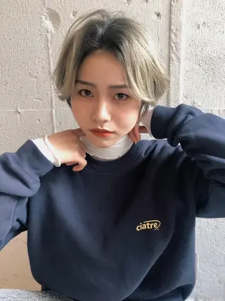 ショート フジサキ ケンのヘアスタイル