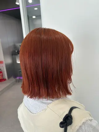 ミディアム カラー 愛結 暖色カラー🎀🩰のヘアスタイル