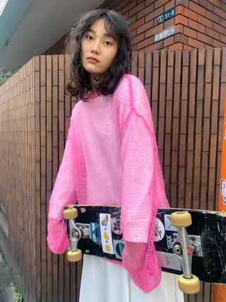 ミディアム パーマ 【takk】 ナカヤママサヨシのヘアスタイル