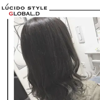 ミディアム カラー 🥛洒落髪小顔cut なら龍崎🥛のヘアスタイル