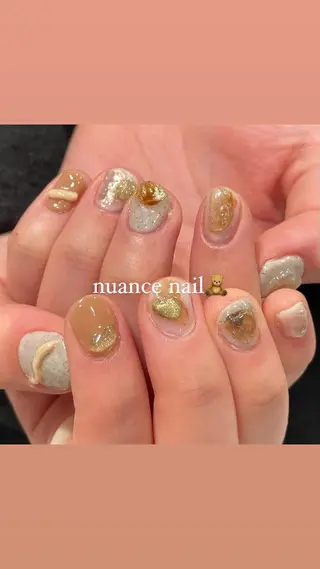 ネイル 淡色ネイル 🎀moeのネイルデザイン