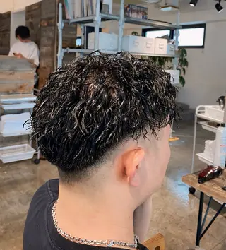 パーマ メンズ メンズパーマ 特化/中川拓也のヘアスタイル