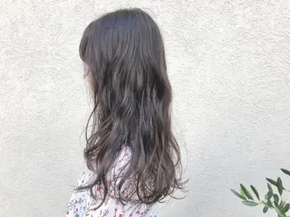 ミディアム カラー ツヤ髪 /髪質改善 松岡将太郎のヘアスタイル