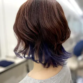 ミディアム カラー 似合わせ小顔カット 🌟神谷 ヨシタカのヘアスタイル