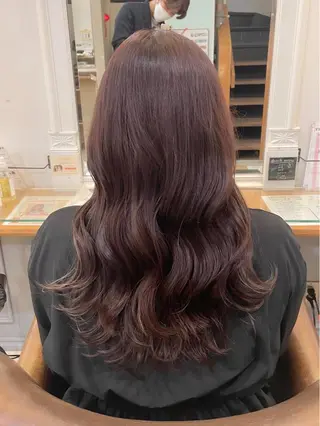 ロング カラー 横浜/レイヤーカット /韓国ヘア/佐藤記正のヘアスタイル