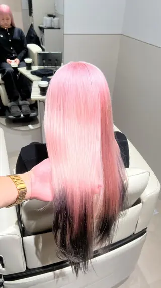 ロング カラー SALOWIN 新宿三丁目me+所属・レイヤー/ボブ/ 髪質改善/石井ハルカのヘアスタイル