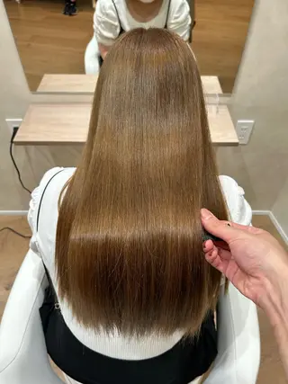 ロング 阿倍野/髪質改善 /縮毛矯正/坪田幸広のヘアスタイル