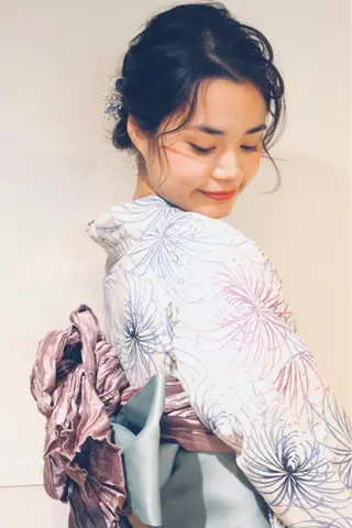 ヘアアレンジ さかい なつみのヘアスタイル