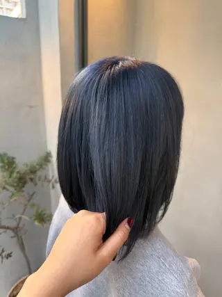 ミディアム カラー 🤍江坂 ハヤシアヤナ🤍のヘアスタイル