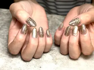 ネイル La vie mi nailニュアンスのネイルデザイン