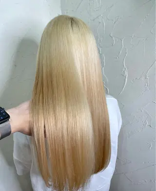 ロング カラー 韓国ヘア🫧艶カラー 🫧髪質改善/オオヤのヘアスタイル