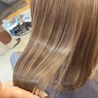 ロング 顔周りデザイン/ ママ美容師/濱ほのかのヘアスタイル