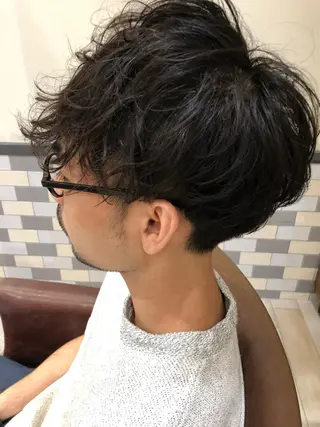 ショート メンズ特化 ナカネ カツヤのヘアスタイル