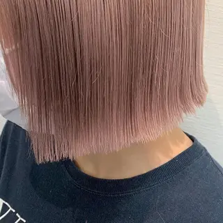 ショート カラー M所属・ハイトーン/透け感 カラー🎀真香のヘアスタイル