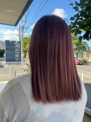 カラー hair and beauty QUATRO 赤塚店所属・QUATROカラー 予約‪のヘアスタイル
