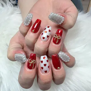 ネイル 🎀 Lemode ワンホンネイル🎀のネイルデザイン