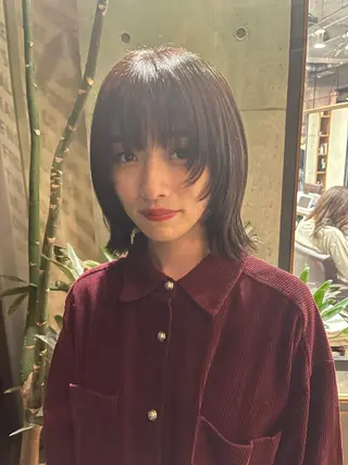 ショート ボブ/ベージュ/ パーマ🪿近森ゆいのヘアスタイル