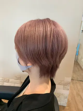 ショート カラー 大久保 隆蔵のヘアスタイル