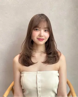 セミロング 磯部 拓磨のヘアスタイル
