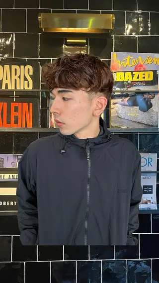 カラー メンズ デザインパーマ🌀 KAISEIのヘアスタイル