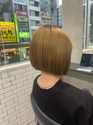 ショート カラー Bob &髪質改善 NEMOTOのヘアスタイル