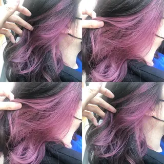 セミロング カラー 原宿サロン代表 デザインカラー伊藤卓のヘアスタイル