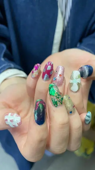 ネイル 栗田 ゆう子のネイルデザイン