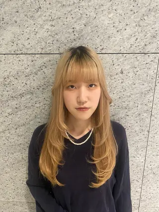 ロング ヘアアレンジ 山根 彩未のヘアスタイル