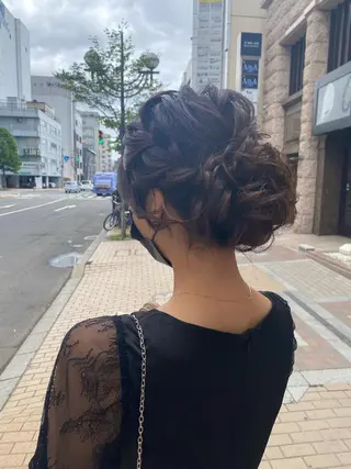 ヘアアレンジ 大天使 まいめろのヘアスタイル