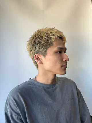 ショート カラー 志厳/メンズ特化 /メンズパーマのヘアスタイル