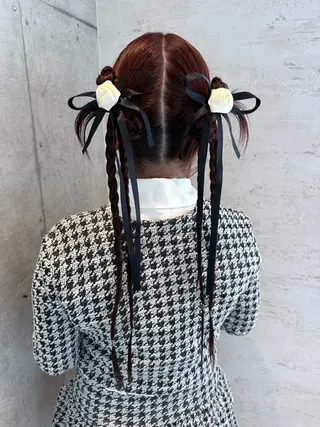 ヘアアレンジ 女性に人気♪ はやしほのかのヘアスタイル